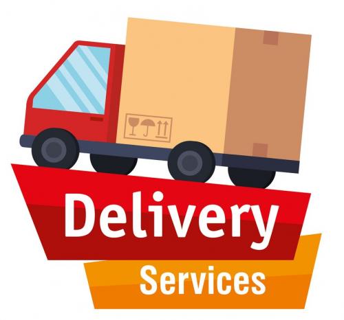 truck delivery service icon